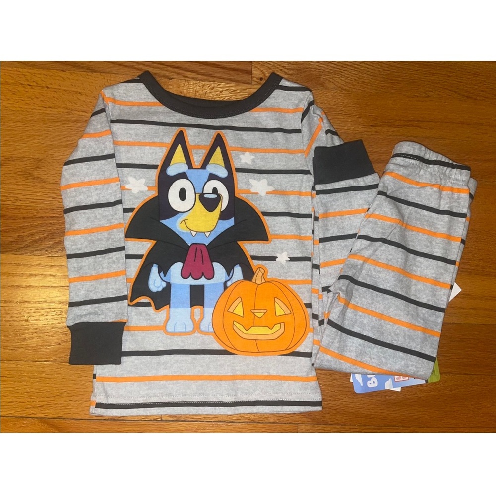 2T Toddler Bluey Halloween Pajama